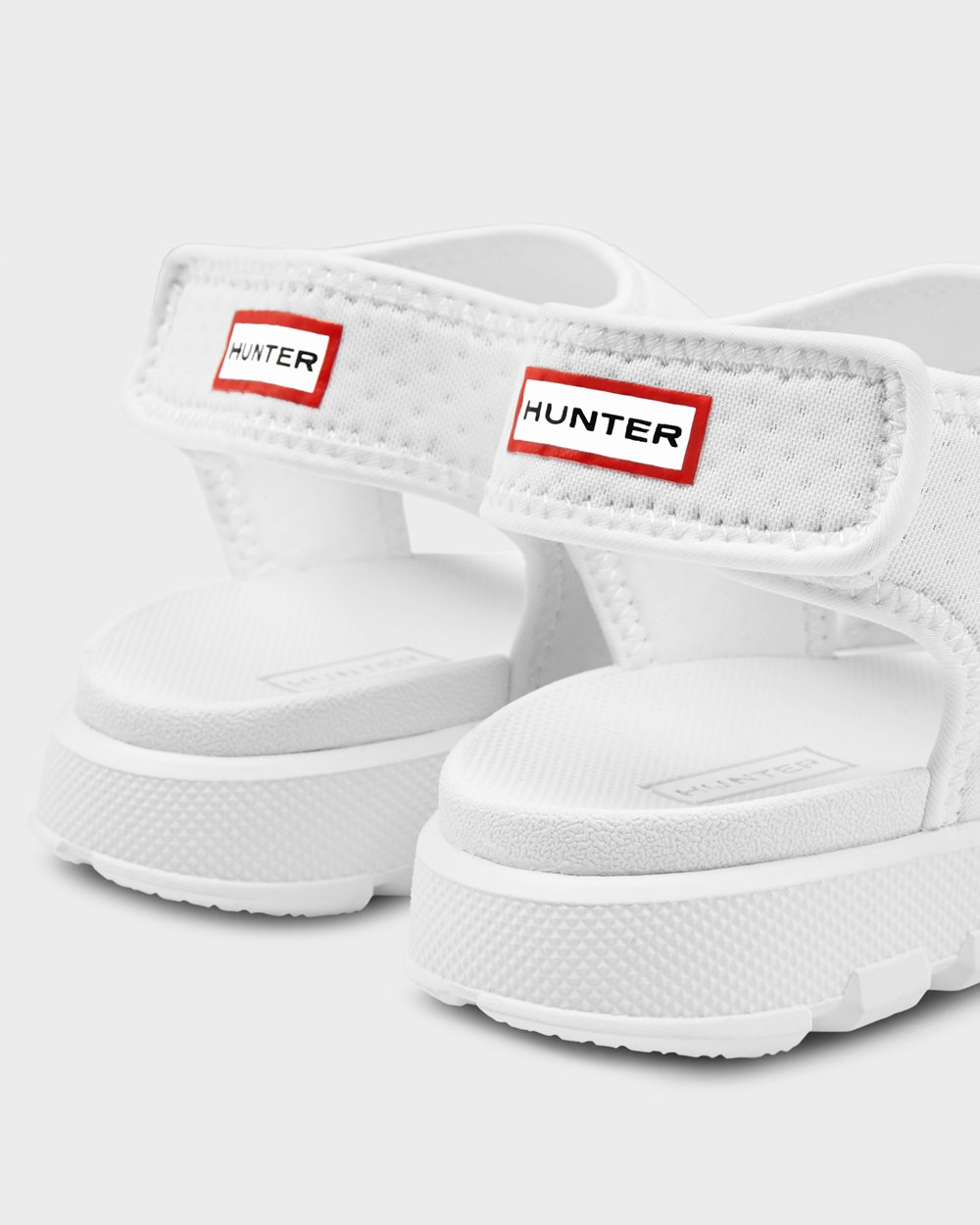 Hunter Original Outdoor Walking Sandals - Outlet Womens White - MKPSQY543